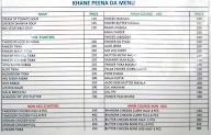 Bhangra menu 1