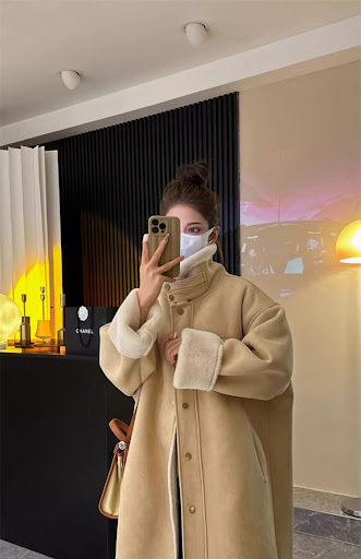 Title 3, Womens Long Thickened Faux Fur Coat Overcoat, ...