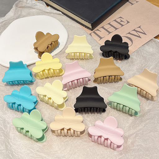 Title 5, Sweet frosted small hair clip for women. Secure...