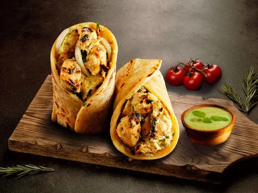 Malai Chicken Tikka Roll - 7 Inches