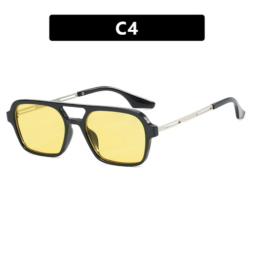 Title 7, Mens New Retro Square Frame Sunglasses offerin...