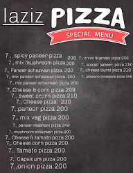 Laziz Pizza menu 1