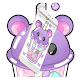 Download Cute Purple Bear Bottle Theme For PC Windows and Mac 1.1.3