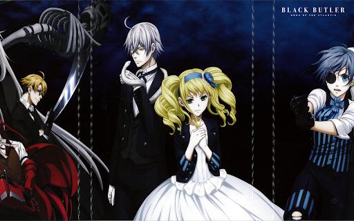 Black Butler theme screenshot 1
