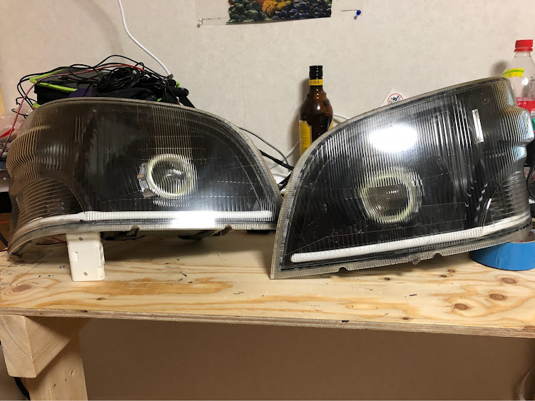 ハイゼットトラックのヘッドライト加工に関するカスタム事例の投稿画像1枚目