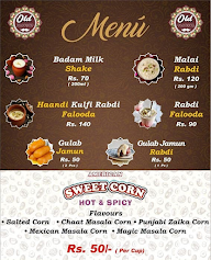 Old Flavour menu 1