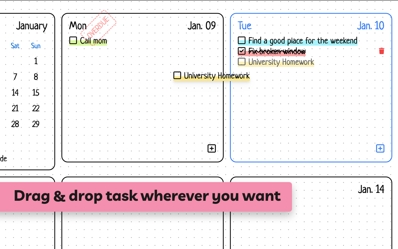 Neatly - Bullet Journal and Task Manager Preview image 4