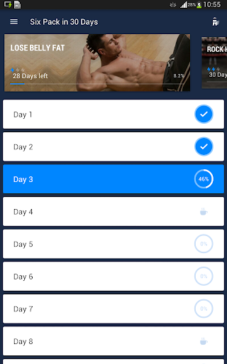 Six Pack in 30 Days - Abs Workout 1.0.2 screenshots 7