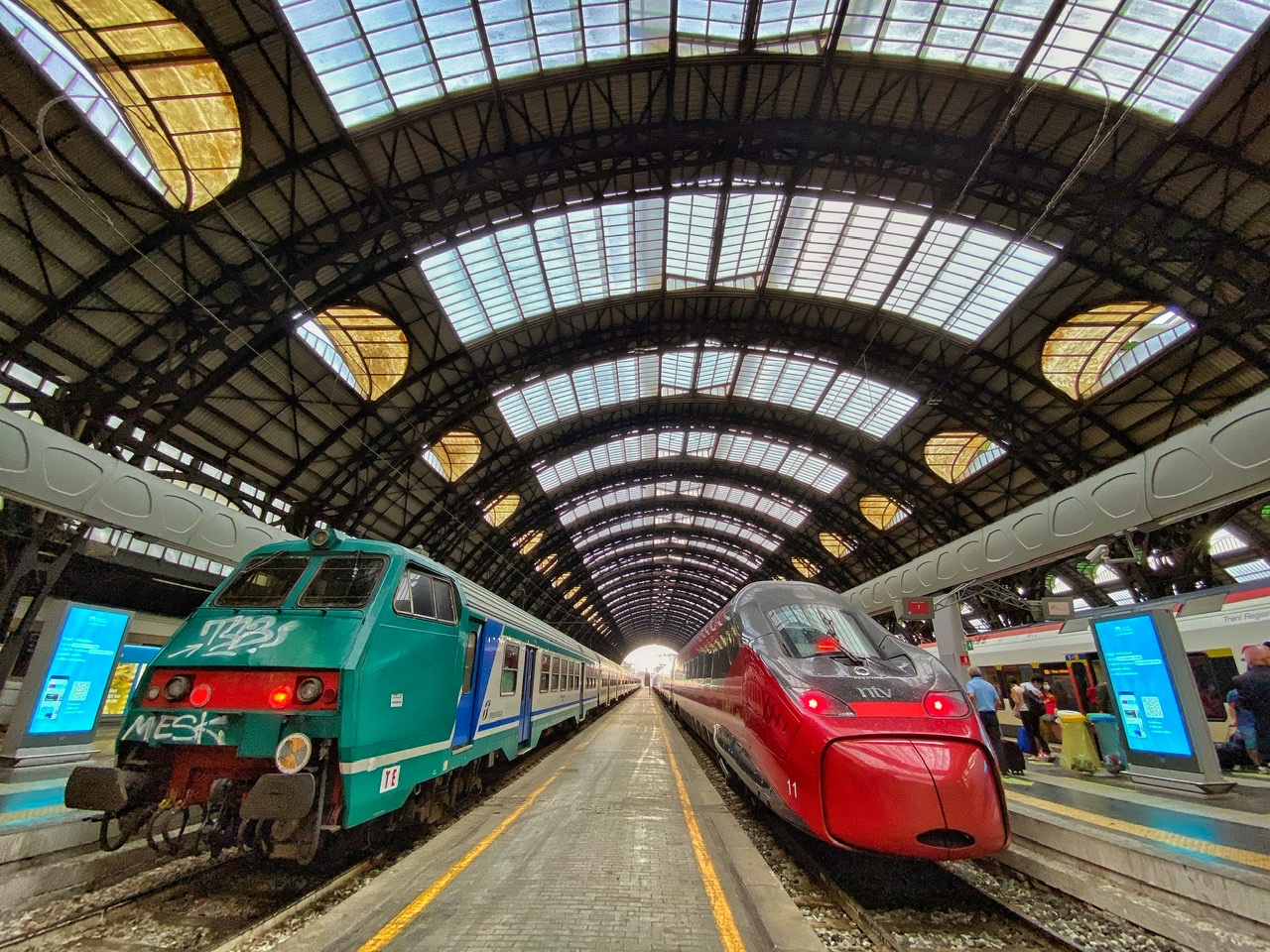 Partenza in treno da Milano  di Capirizzo