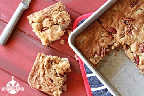 Brown Sugar Apple Blondies