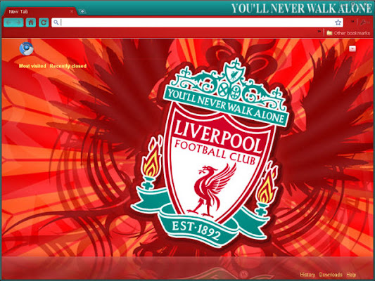 Liverpool F.C. Theme chrome extension