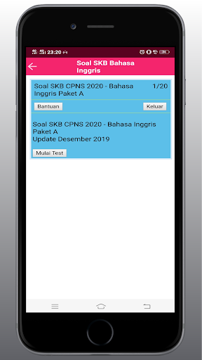 Soal SKB BAHASA INGGRIS 2020