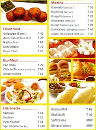 Chaat Vaat menu 1