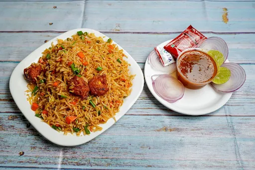 Veg Manchurian Fried Rice