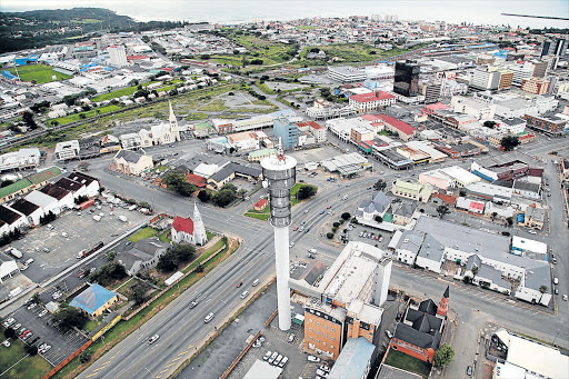 URBAN RENEWAL: The proposed future development of the city includes the regeneration of its central business district, part of which is seen in this aerial view Picture: ALAN EASON