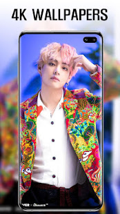 BTS V Kim Taehyung Live Wallpaper 2020 HD 4K Photo 1.1 APK + Mod (Unlimited money) إلى عن على ذكري المظهر