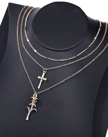 European and American Rose Necklace - 3
