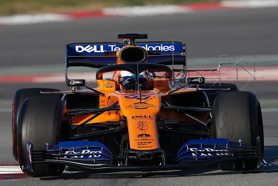 Carlos Sainz con la McLaren nei test di Barcellona 2019