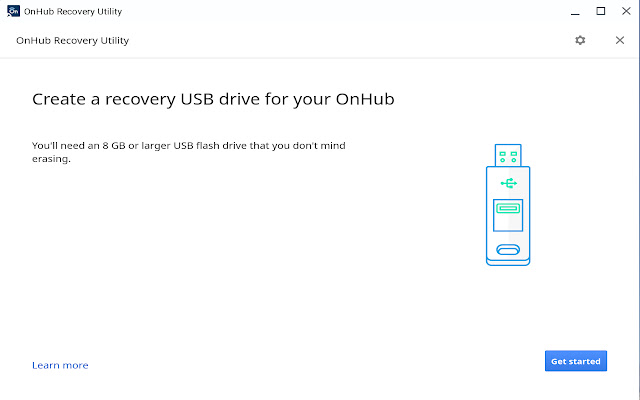 OnHub Recovery Utility chrome extension