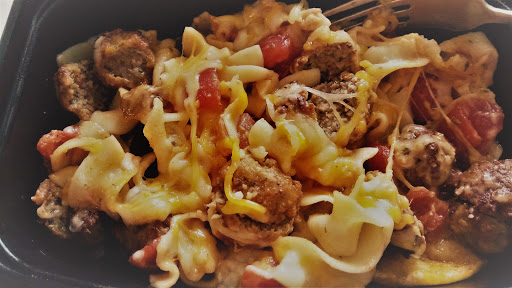 Yummy noodles and meatballs. Fast, easy, and tastes good!