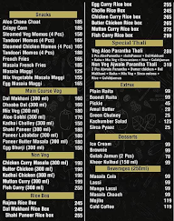 Parantha Chef menu 3