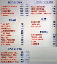 Raju Chur Chur Naan menu 1