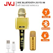 Micro Karaoke Bluetooth Jvj Ys 98 Không Dây Kèm Mic Song Ca - Kết Nối Bluetooth Nâng Giọng Tốt - Bảo Hành 6T