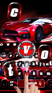 Red Speed Racing Car Keyboard(圖2)-速報App