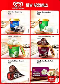 Kwality Wall's Frozen Dessert And Ice Cream Shop menu 1