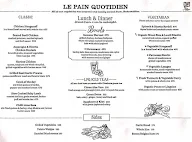 Le Pain Quotidien menu 4