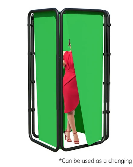 SH 240x400cm Background Stand Frame With Photography Gree... - 2