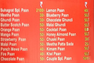 Zero Point Panwadi menu 1