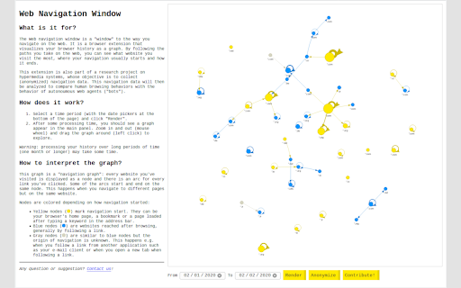 Web Navigation Window