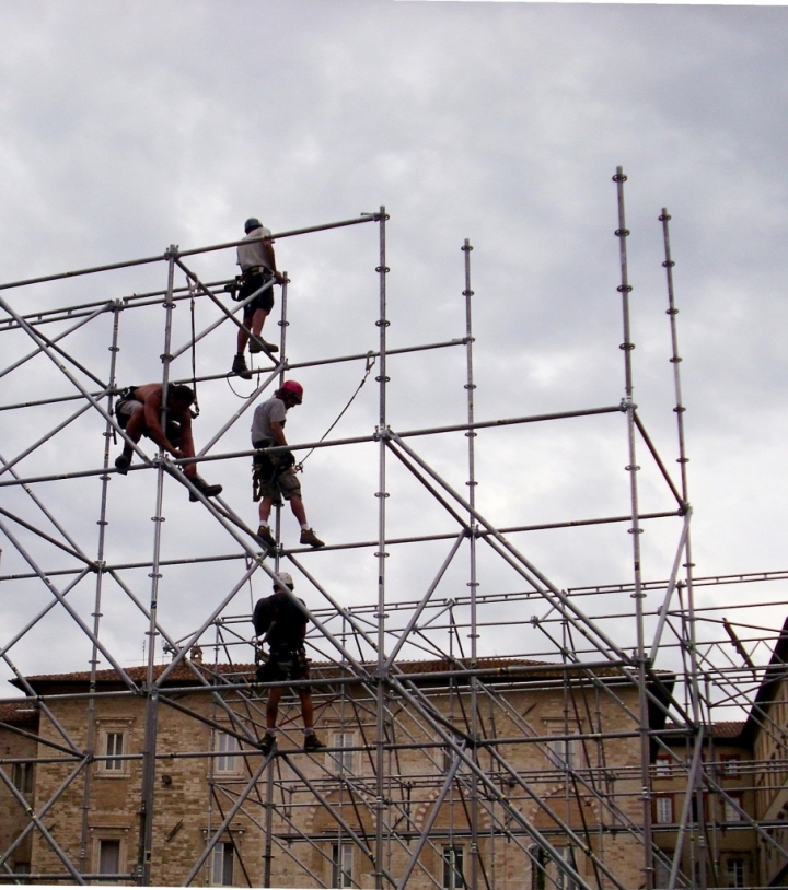 Lavori prima del concerto di leob