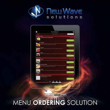 Newwave Solutions’ latest solution - Menu ordering