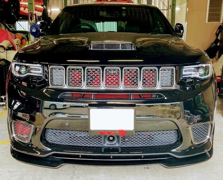 グランドチェロキーのTRACKHAWK・Flex 放熱塗装・Supercharger・一時帰還😨・SRT HELLCATに関するカスタム事例の投稿画像1枚目