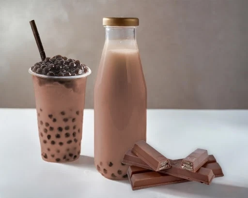 Kitkat Shake with Boba Pearls