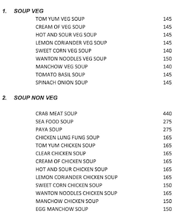 Malhaar Restaurant and Bar menu 