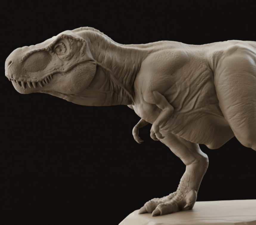 The google chrome no internet-dinosaur 3d model. Free download.