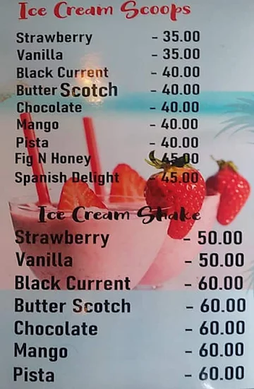 Juzy Cafe menu 