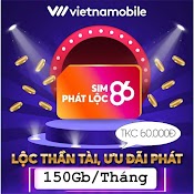 Sim Phát Lộc 86 Free Tháng Đầu 5Gb/Ngày - 150Gb/Tháng