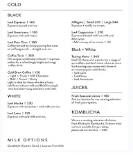 Blue Tokai Coffee Roasters menu 1