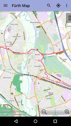 Fürth Offline City Map