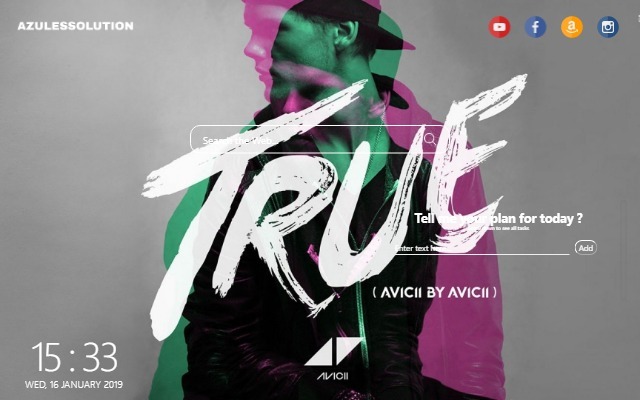 AVICII Wallpaper - New Tab Theme