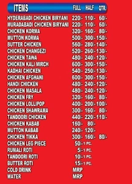 A1 Chicken Corner menu 1