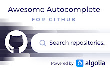 Awesome Autocomplete for GitHub small promo image