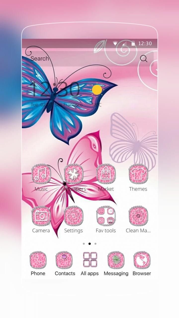 Android application Butterflies for Samsung J7 screenshort