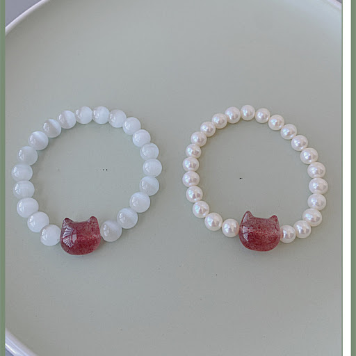 Title 3, Womens Pearl White Cat Eye Bracelet – Elevate ...