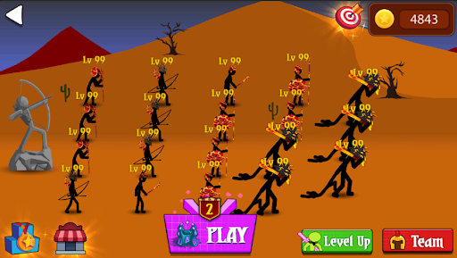 Screenshot Stickman War : Defense Battle