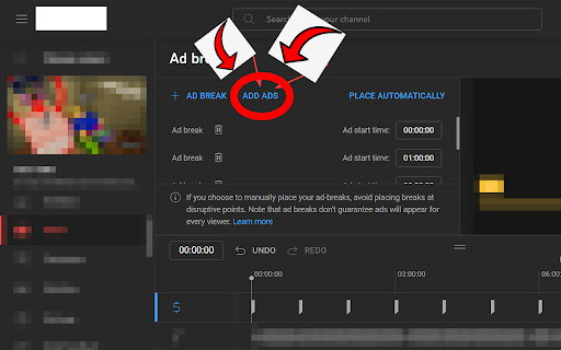 Add Ads to your videos